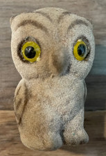 Vintage, Excellent Condition Fuzzy Owl Figurine