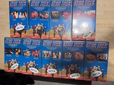 Star Trek Animated Series BETA NOT VHS Lot - Volumes 1 - 9 Sealed HTF SET