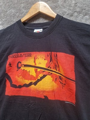Vintage Kill Bill Film 2003 Promo T-Shirt Rache Messer schwarz UK Größe Medium