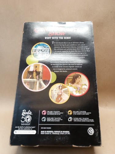 2008 Barbie Carol Burnett Show Went with The Wind 50th Anniv Pink Label NRFB - Picture 9 of 12