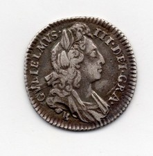 1696 Sixpence, William III, Bristol
