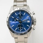 SEIKO SPIRIT SBTR023 Chronograph Quartz Watch Blue Dial Mint