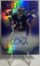 2024 Topps Signature Class Cole Beasley Preeminent Ink Auto Purple /100 Cowboys