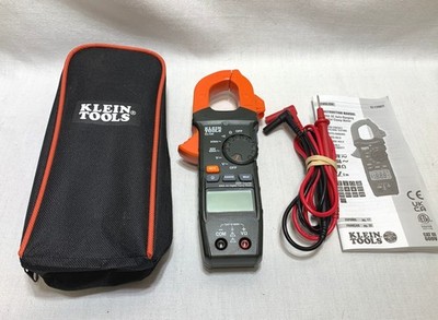 Klein Tools CL120 Clamp Meter & Voltage Tester + Leads w/ Case & Booklet