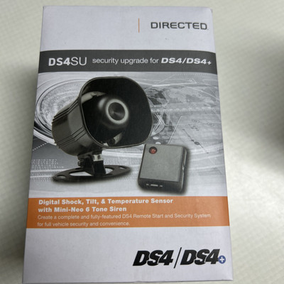 DIRECTED DS4SU Security Upgrade Shock Tilt Temperature & Siren NEW