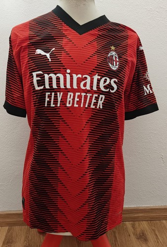 Milan Match Worn Shirt Youth League 2023 2024 Football Parmiggiani Jersey