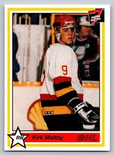 1990-91 7th Inning Sketch OHL - Kirk Maltby #287 (RC)
