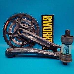 Shimano FC-MC20 Triple Square Taper Crankset 175mm 42/32/22t 104/64 BCD + BB