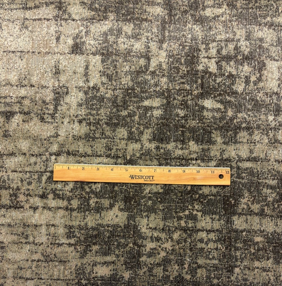 DESIGNER HEIRLOOM VELVET VINTAGE TAUPE BEIGE FURNITURE FABRIC BY 1/2 YARD 49"W - Image 3 of 4