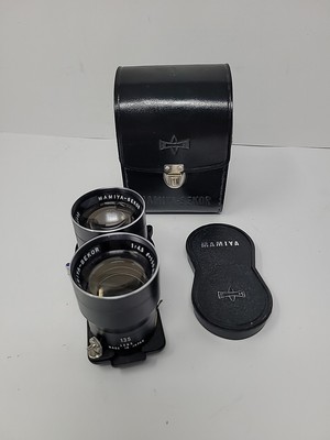 Mamiya Sekor 135mm F4.5 Blue Dot Lens for TLR C330 C220 With Mamiya Sekor 135mm F4.5 Blue Dot Lens for TLR C330 C220 With