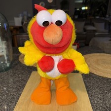 Sesame Street Chicken Dance Elmo 13" Animatronic Plush 2024 Just Play