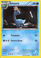 Amaura - 25/111 Uncommon 2014 Furious Fists Pokemon LP on eBay
