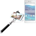 Selfie Stick für Qilive Q7 5 m. Kabel schwarz Monopod Selfiestick Fernauslöser