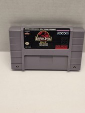 Jurassic Park Part 2 The Chaos Continues SNES Super Nintendo Authentic Tested