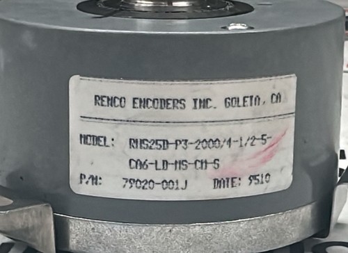 RENCO RHS25D-P3-2000/4-1/2-5-CA6-LD-MS-CH-S ENCODER - Picture 2 of 2