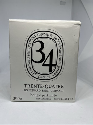 Diptyque Trente Quatre Scented Candle 10.2oz *Wax Only *