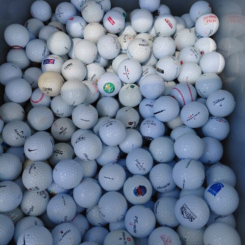 190 Bulk Logo Golf Balls - Collector Golf Balls - Practice Balls - Hit away
