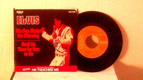 Elvis Presley,RCA 74-0619"We Can Make the Morning"US,7"45 with P/S,1971 , MINT