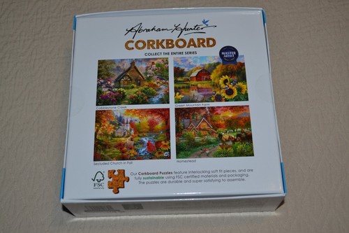 Master Artist Collection #6401 corkboard Puzzle 1000 Pcs sealed, Abraham Hunter - Picture 3 of 9