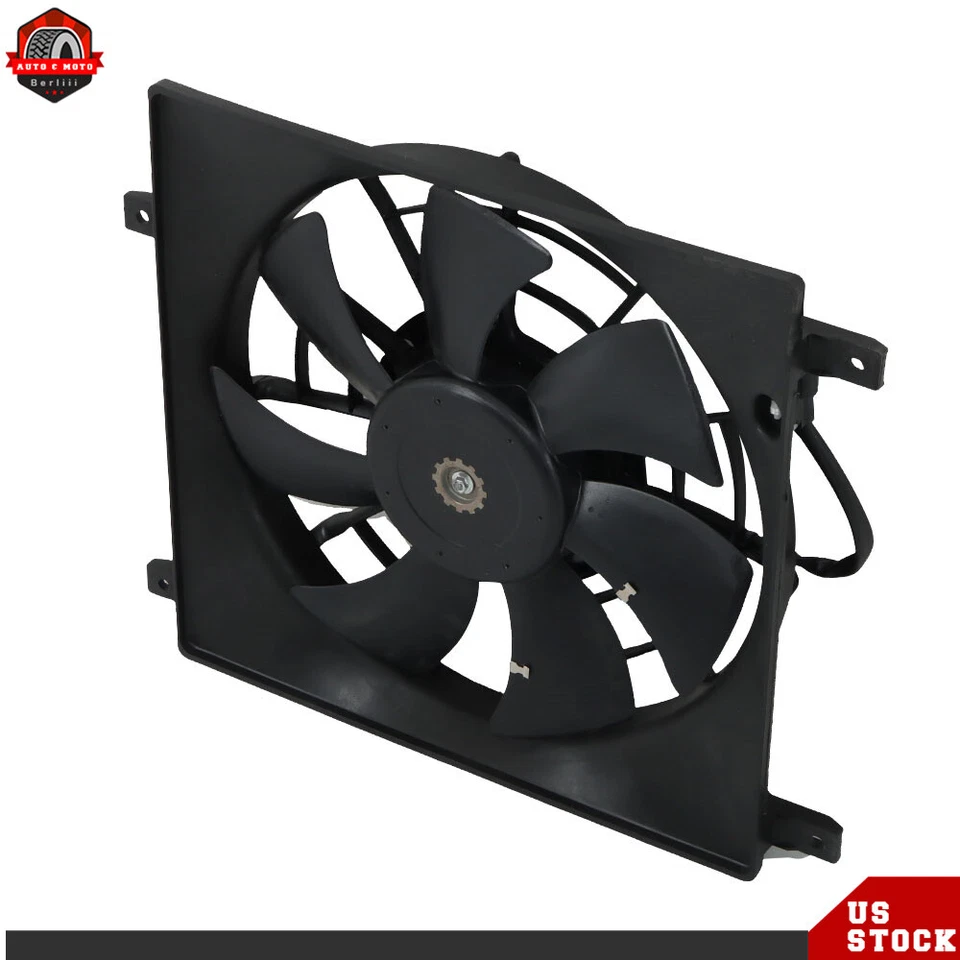 Conjunto de ventilador de refrigeración del radiador condensador de CA para Suzuki Sx4 2007-2012 2013 2,0 L Foto 4 de 4