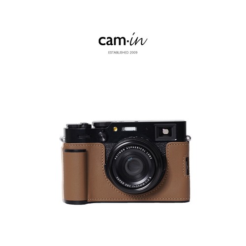 Medio estuche de cuero para cámara Fujifilm X100vi con asa - Imagen 21 de 56