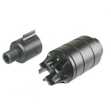 1/2x28 Thread Ruger Adapter With Ruger 1022 10/22 Muzzle Brake Compensator