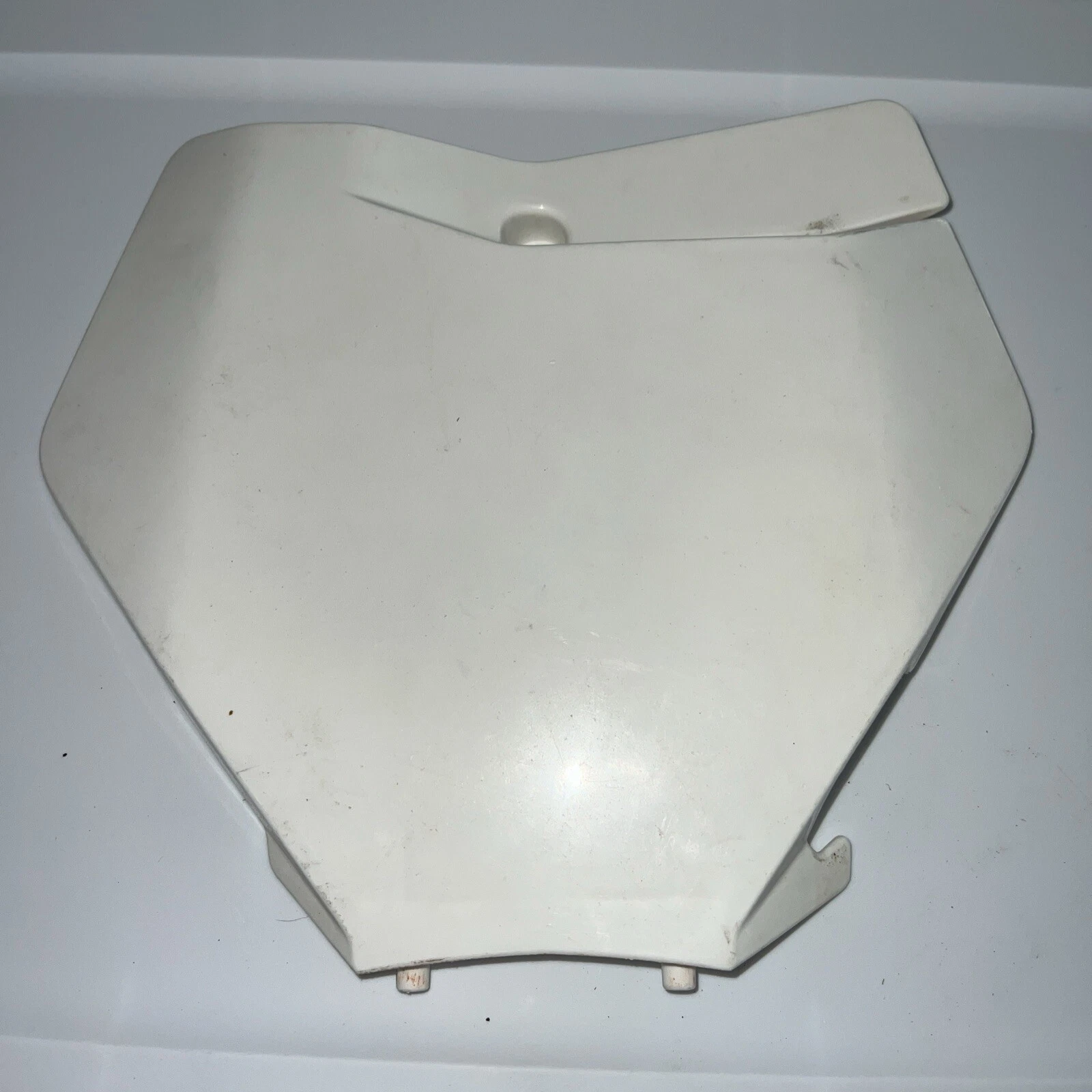 KTM WHITE FRONT NUMBER PLATE 125 250 350 450 300 500 SX SX-F XC XC-F 19 20 21 22