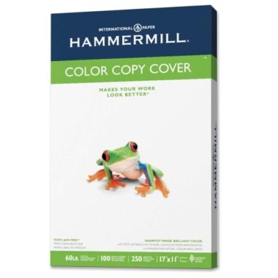 Hammermill Color Copy Cover Paper - 60 lb, 17'' x 11'', Wholesale CASE of 10