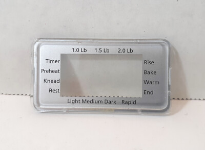 Oster Bread Maker BM-1 Model CKSTBRTW20 Replacement Part LCD Display Cover