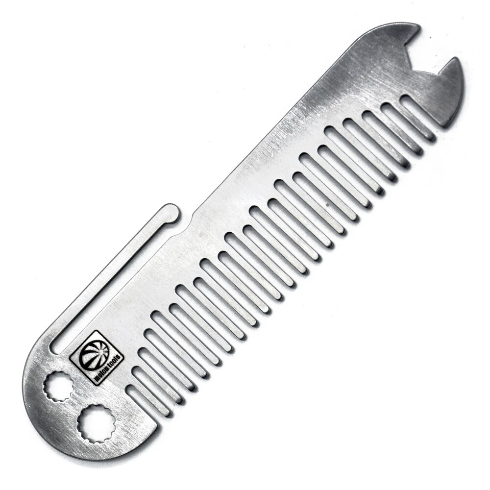 Tactical Beard Comb Stainless Steel Multitool Redneck MOLLE