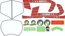 STAR SAM® KIT ADHÉSIFS PUCH COBRA TT AUTOCOLLANTS MOTOS CLASSIQUES STICKERS