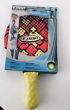 Coop Hydro Smash Classic Beach Paddle Game With Ball Water Sports Red And Yellow