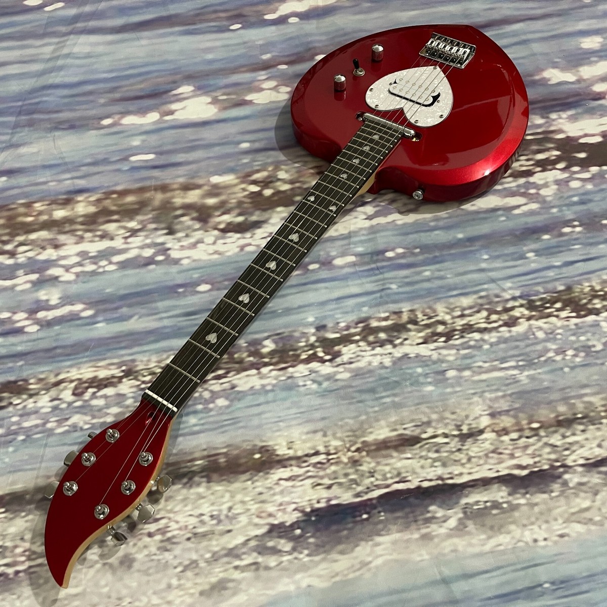 DAISY ROCK エレキギター レッド Red Daisy Rock Debutante Star Electric Guitar Chrome Plated