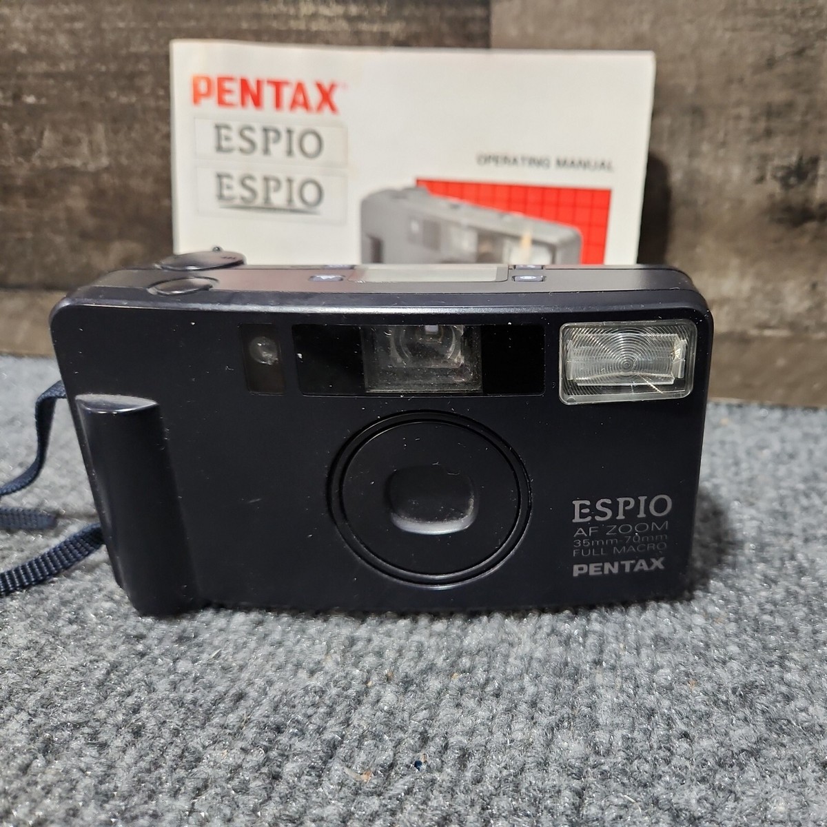 VINTAGE Pentax Espio AF Zoom 35-70mm Full Macro Point & Shoot 35mm