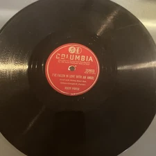 Country ROCKY PORTER 78 rpm COLMBIA 20903 FALLEN IN LOVE WITH AN ANGES 1952 E