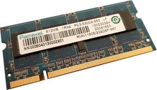 SDRAM SO-DIMM 200-PIN PC2-5300 DDR 667 512MB RAMAXEL 1RX8 RMN1150EG38D6F-667