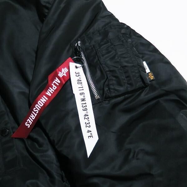 WTAPS x Alpha Industries N-2B Parka - Size Large - Black WTAPS x Alpha Industries N-2B Parka - Size Large - Black