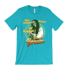 Dennis Brown T-Shirt - The Crown Prince Of Reggae - Dub Roots - Here I Come Jah