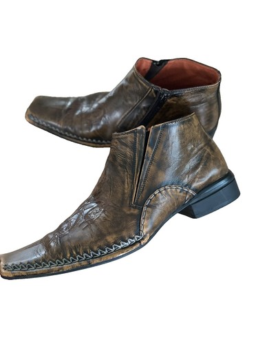 RW by Robert Wayne charcoal Chelsea Boot RW by Robert Wayne Oklahoma Chelsea Boots Mens Size 10.5D  main image 4
