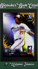 2019 Bowman Chrome #BTP-67 Yusniel Diaz Top 100 Scouts Gold Refractor SP #/50