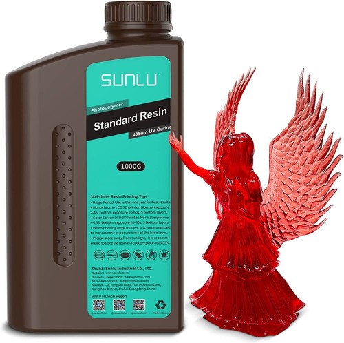 【5KG Pakiet】 SUNLU Drukarka 3D Żywica ABS-Like / Standrd / Nylon-Like / Zmywalna żywica LCD - Zdjęcie 40 z 58