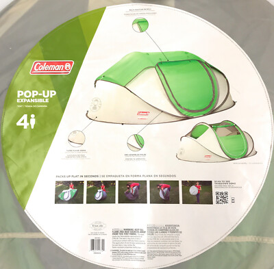 Coleman 4-Person Pop-Up Expansible Camping Outdoor Tent