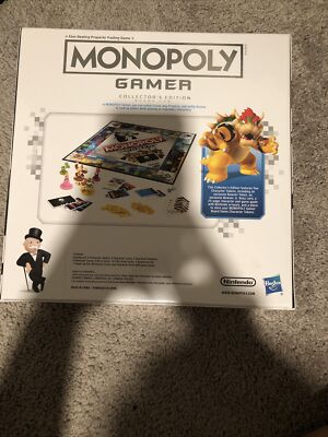 【激レア】スーパーマリオ　モノポリー　コレクター版 Monopoly Gamer Collector's Edition Mario Game Nintendo Complete