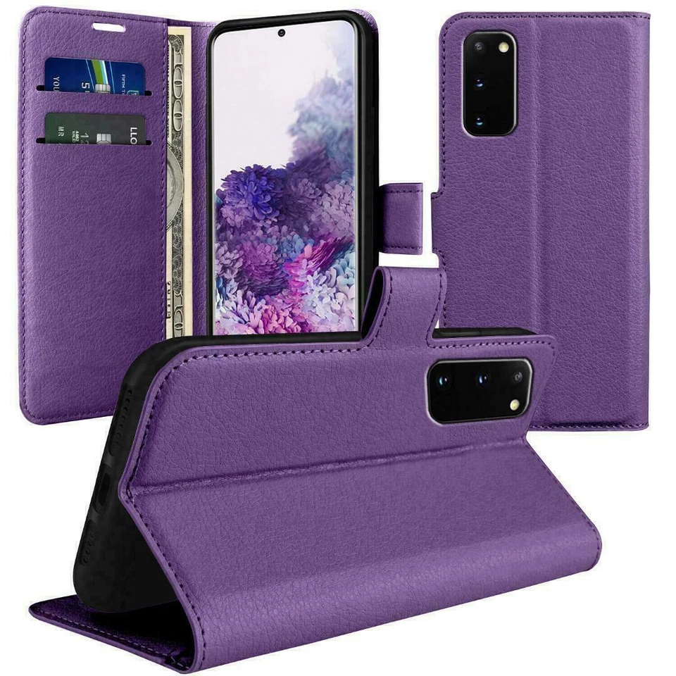 Flip Leather Case for Samsung S6 S7 S8 S9 S10 Plus S20 S21 S22 S23 S24 Ultra - Image 2 of 4
