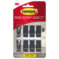 Spring Hook, 5/8w X 3/4d X 1 1/2h, Slate, 8 Hooks/packs on sale Spring Hook, 5/8w X 3/4d X 1 1/2h, Slate, 8 Hooks/packs on sale