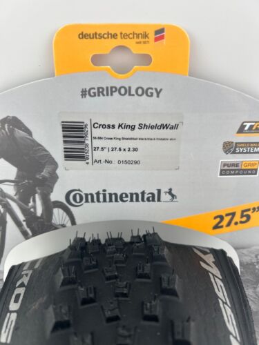 NEW Continental Cross King Tire 27.5 x 2.30 Tubeless Black ShieldWall 0150290 - Picture 2 of 3