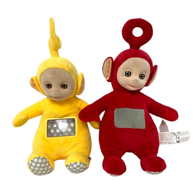 Teletubbies Talking Laugh & Giggles 2016 PO & Laa Laa Plush Spin Master