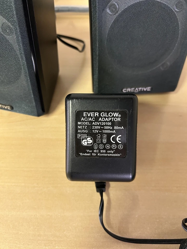 CASSA ACUSTICHE SPEAKER SUBWOOFER - CREATIVE INSPIRE P380 HIFI - Funzionanti - Immagine 4 di 4