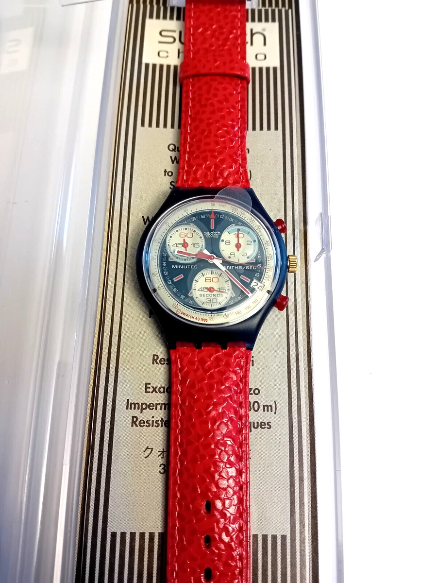 Swatch SCM403 Rally ヴィンテージ クロノモデル スケルトン 