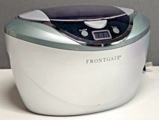 Frontgate ultrasonic cleaner 62637 Digital timer and auto shutoff function